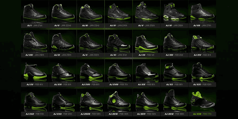 Đôi giày bóng rổ Jordan XX8 phiên bản gốc ra mắt năm 2013 của Jordan Brand